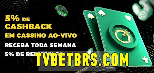 Promoções do cassino ao Vivo tvbet.com 